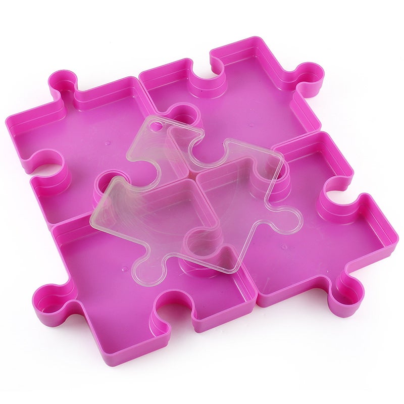 Source Adult Puzzle 1000 Three-Dimensional Puzzle Storage Box Stitching Classification Storage Finishing Toys - Image 4